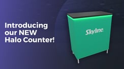 skyline halo counter for tradeshows